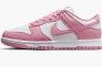 Кросівки жіночі Nike Dunk Low Next Nature White/Pink DD1873-112 Фото 1