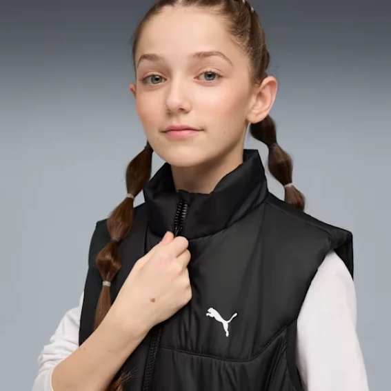 Жилетка подростковая ESS Padded Vest 68522401 Puma 128 Черный 68522401 фото 2 — интернет-магазин Tapok