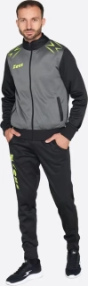 Костюм спортивный Zeus TUTA EASY черный, серый Дет XS Z01587