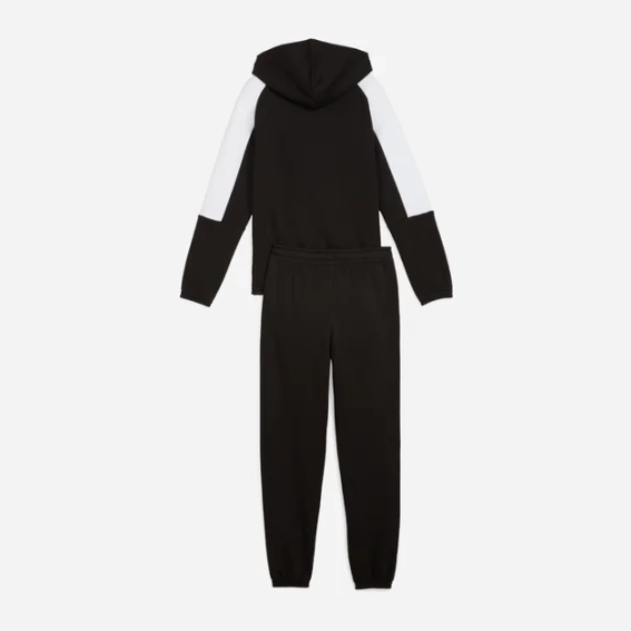 Костюм спортивный подростковый ESS BLOCK Sweat Suit 68972401 Puma 128 Черный 68972401 фото 2 — интернет-магазин Tapok