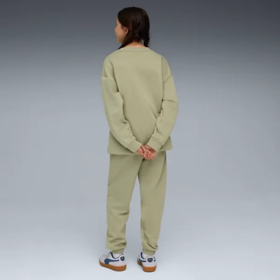 Костюм спортивный подростковый Loungewear Sweat Suit 68972782 Puma 140 Фисташковый 68972782 фото 2 — интернет-магазин Tapok