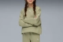 Костюм спортивный подростковый Loungewear Sweat Suit 68972782 Puma 140 Фисташковый 68972782 Фото 3