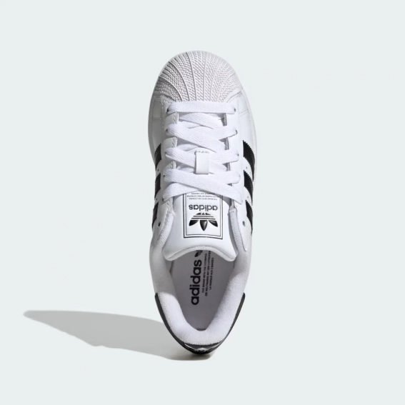 Кроссовки подростковые SUPERSTAR II J JH9976 Adidas 3 (35,5) Белый JH9976 фото 5 — интернет-магазин Tapok