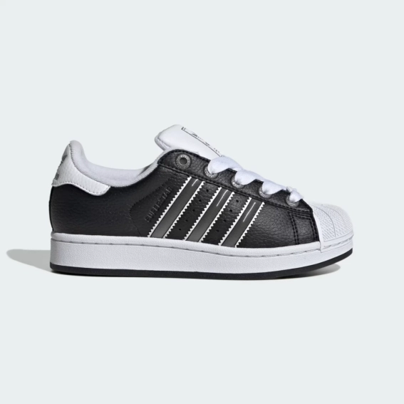 Кроссовки подростковые SUPERSTAR II J JQ0314 Adidas 3 (35,5) Черный JQ0314 фото 1 — интернет-магазин Tapok