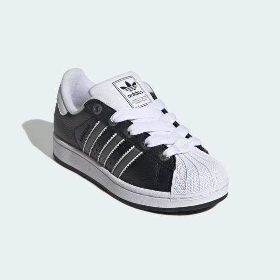 Кроссовки подростковые SUPERSTAR II J JQ0314 Adidas 3 (35,5) Черный JQ0314 фото 3 — интернет-магазин Tapok