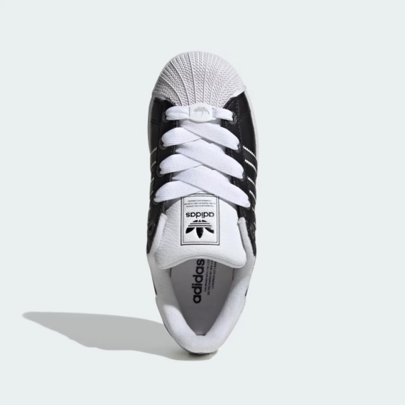 Кроссовки подростковые SUPERSTAR II J JQ0314 Adidas 3 (35,5) Черный JQ0314 фото 5 — интернет-магазин Tapok