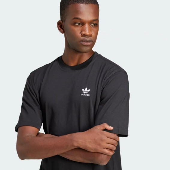 Футболка TREFOIL ESS TEE JI8545 Adidas 2XL Чорний JI8545 фото 3 — інтернет-магазин Tapok