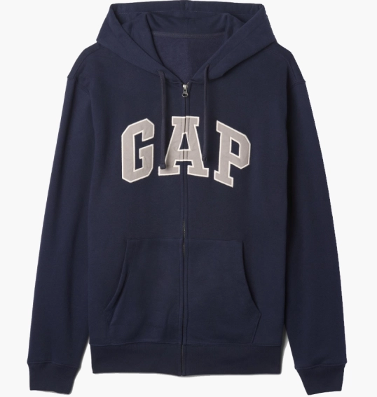 Толстовка унисекс Gap Vintagesoft Arch Logo Blue 715005332 фото 1 — интернет-магазин Tapok