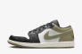 Кроссовки мужские Air Jordan 1 Low White/Olive 553558-092 Фото 1
