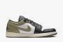 Кроссовки мужские Air Jordan 1 Low White/Olive 553558-092 Фото 3