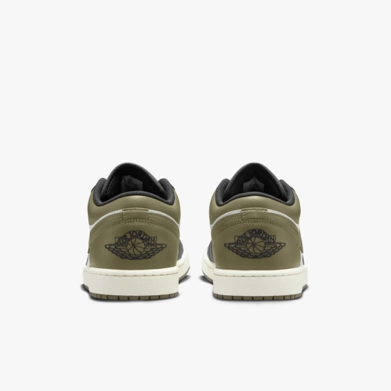 Кроссовки мужские Air Jordan 1 Low White/Olive 553558-092 фото 6 — интернет-магазин Tapok