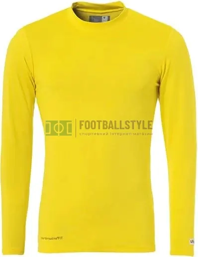 Футболка компрессионная Uhlsport BASELAYER желтая 1003078 16 1003078-16 фото 1 — интернет-магазин Tapok