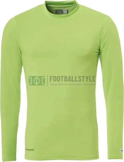 Футболка компрессионная детская Uhlsport BASELAYER салатовая 1003078 09 1003078-09-CH фото 1 — интернет-магазин Tapok