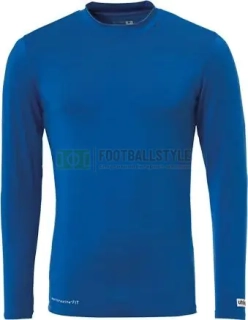 Футболка компрессионная детская Uhlsport BASELAYER синяя 1003078 08 1003078-08-CH