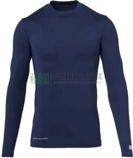 Футболка компрессионная детская Uhlsport BASELAYER темно-синяя 1003078 04 1003078-04-CH
