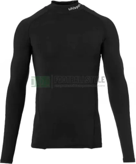 Футболка компрессионная детская Uhlsport DISTINCTION PRO BASELAYER TURTLE NECK черная 1003069 01 1003069-01-CH