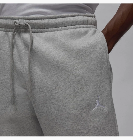 Брюки мужские Air Jordan Brooklyn Fleece Grey FV7277-050 фото 2 — интернет-магазин Tapok