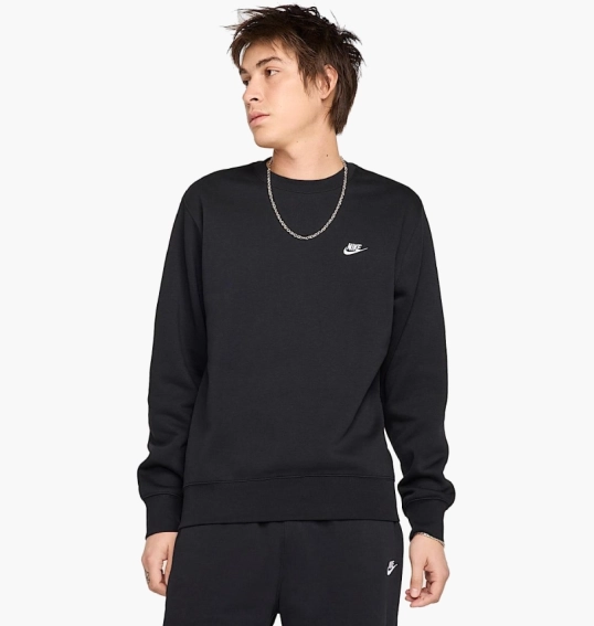 Свитшот мужской Nike Club Black FN3886-010 фото 1 — интернет-магазин Tapok