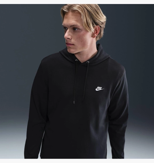 Худые мужские Nike Nsw Knitted Club Fleece Black HV1151-010 фото 2 — интернет-магазин Tapok