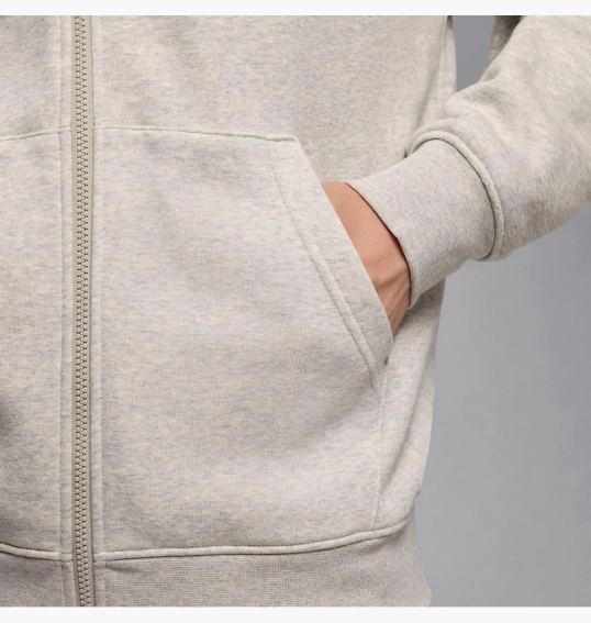 Женская толстовка Air Jordan Brooklyn Fleece Grey FV7289-050 фото 5 — интернет-магазин Tapok
