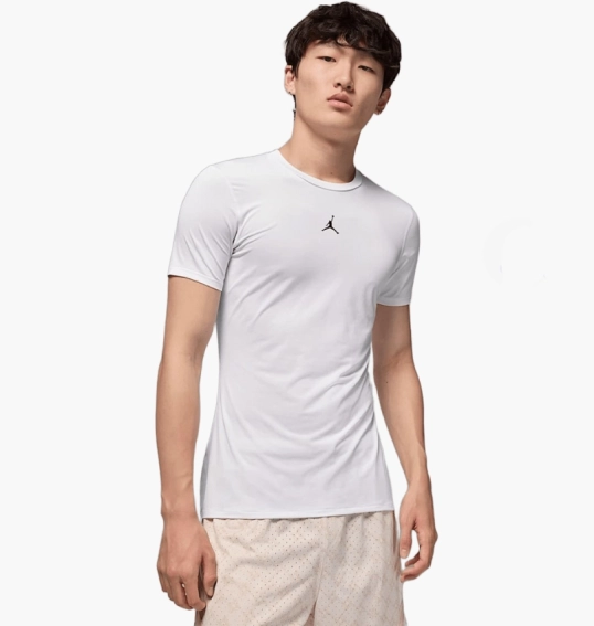 Мужская футболка Air Jordan Df Sprt Ss Comp White HV4099-100 фото 1 — интернет-магазин Tapok