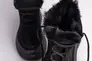 Черевики жіночі замшеві чорні на шнурках на товстій підошві зимові Фото 10