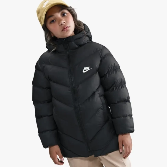 Куртка Nike K NSW TF ADP PUFFER MID THIGH HJ2722-010 фото 1 — інтернет-магазин Tapok