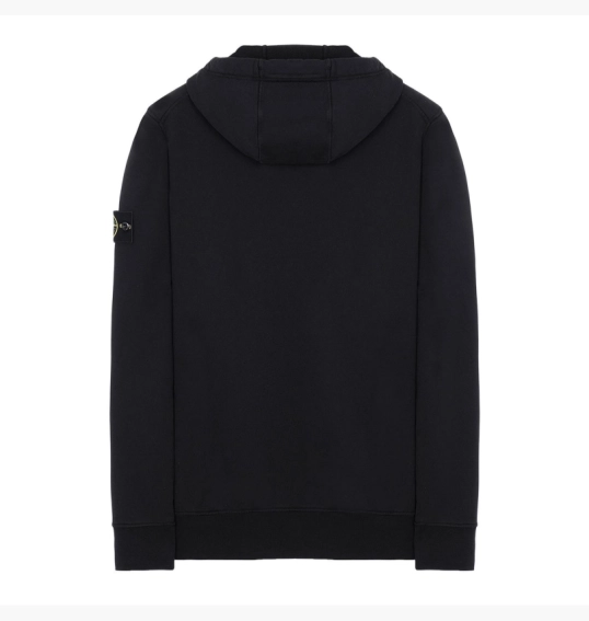 Толстовка мужская Stone Island Zip Hoodie Black 801564251-A0029 фото 2 — интернет-магазин Tapok
