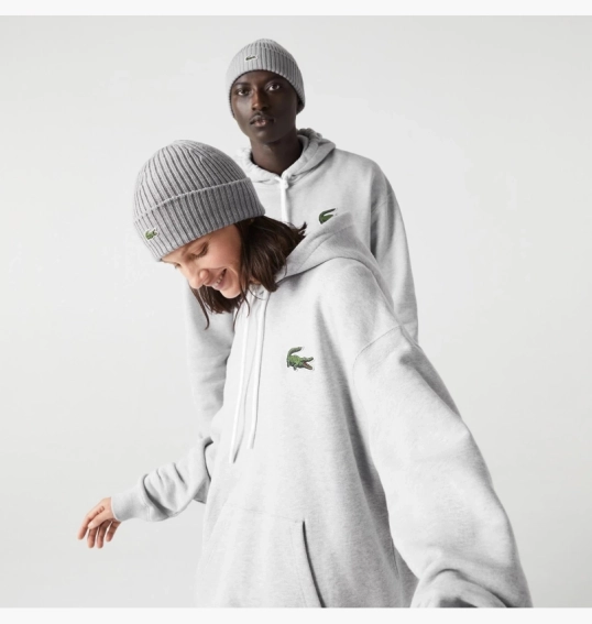 Худые унисекс Lacoste Logo Grey SH6404CCA фото 3 — интернет-магазин Tapok