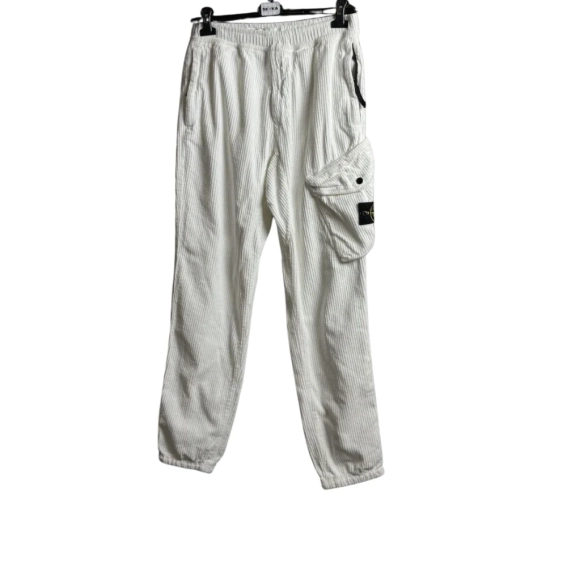 Штани Stone Island Pants Velvet White 751530811 V0001 фото 1 — інтернет-магазин Tapok