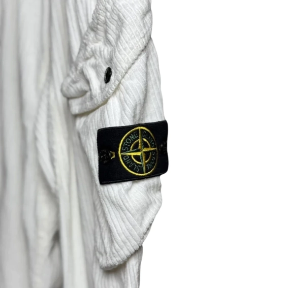 Штани Stone Island Pants Velvet White 751530811 V0001 фото 2 — інтернет-магазин Tapok