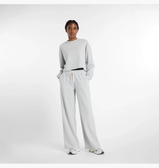 Штани жіночі New Balance Coastal Fleece Grey WP51503AGT фото 3 — інтернет-магазин Tapok