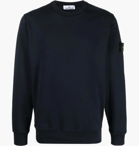 Світшот чоловічий Stone Island Cotton Felpa Sweatshirt Blue 801563051-V0020 фото 1 — інтернет-магазин Tapok
