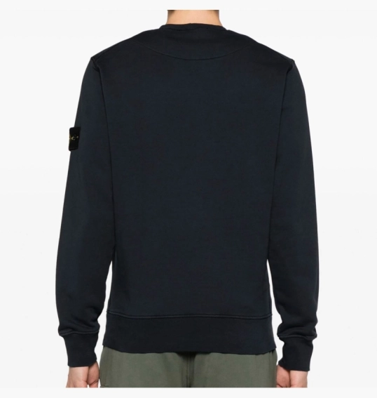 Світшот чоловічий Stone Island Cotton Felpa Sweatshirt Blue 801563051-V0020 фото 2 — інтернет-магазин Tapok