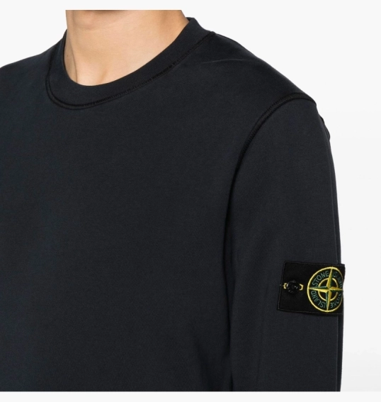 Світшот чоловічий Stone Island Cotton Felpa Sweatshirt Blue 801563051-V0020 фото 3 — інтернет-магазин Tapok