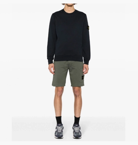 Світшот чоловічий Stone Island Cotton Felpa Sweatshirt Blue 801563051-V0020 фото 4 — інтернет-магазин Tapok