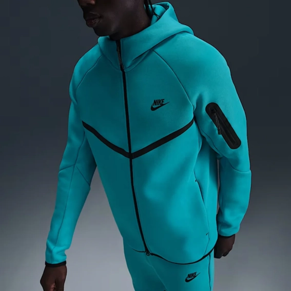 Толстовка Nike M TCH FLC FZ WR HOODIE HV0949-345 фото 1 — інтернет-магазин Tapok