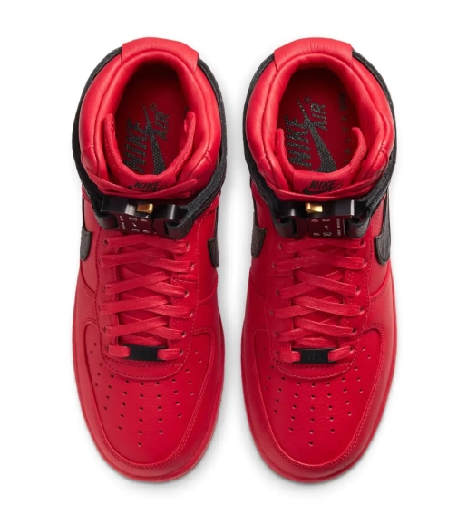 Кросівки чоловічі Nike X Alyx Air Force 1 Red CQ4018-601 фото 3 — інтернет-магазин Tapok