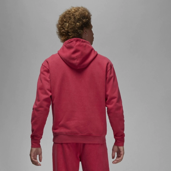 Худые мужские Air Jordan Essential Statement Wash Hoodie Red FV7290-619 фото 2 — интернет-магазин Tapok