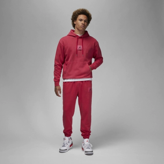 Худые мужские Air Jordan Essential Statement Wash Hoodie Red FV7290-619 фото 7 — интернет-магазин Tapok