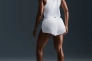 Шорти жіночі Nike Aeroswift Dri-Fit Adv Mid-Rise Brief-Lined 3 Running Shorts White FN2328-100 Фото 5