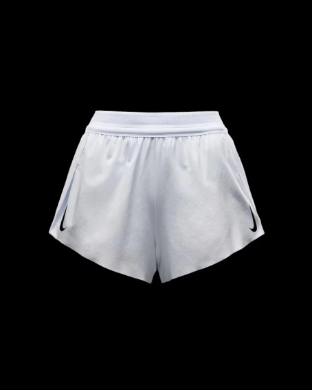 Шорти жіночі Nike Aeroswift Dri-Fit Adv Mid-Rise Brief-Lined 3 Running Shorts White FN2328-100 фото 6 — інтернет-магазин Tapok
