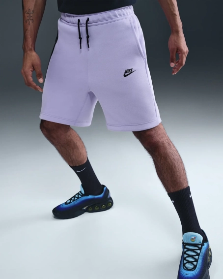 Шорты мужские Nike Tech Fleece Violet FB8171-515 фото 2 — интернет-магазин Tapok