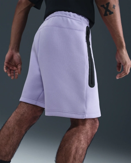 Шорты мужские Nike Tech Fleece Violet FB8171-515 фото 3 — интернет-магазин Tapok