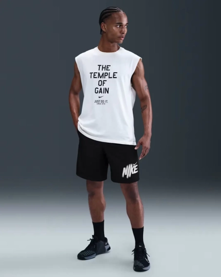 Шорти чоловічі Nike Form 9In Gfx Black HV0384-010 фото 1 — інтернет-магазин Tapok