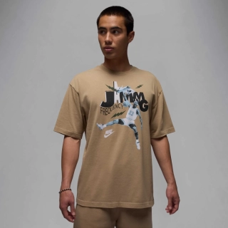 Мужская футболка Air Jordan Brand Jam 85 Ss Crew Beige HJ2929-240