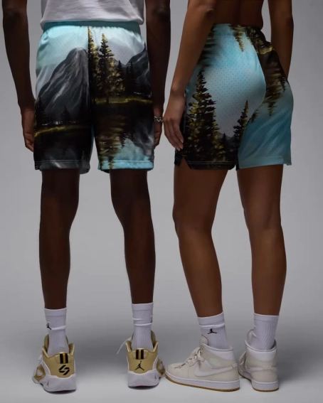 Мужские шорты Air Jordan Sprt Mesh Blue HQ8782-009 фото 2 — интернет-магазин Tapok