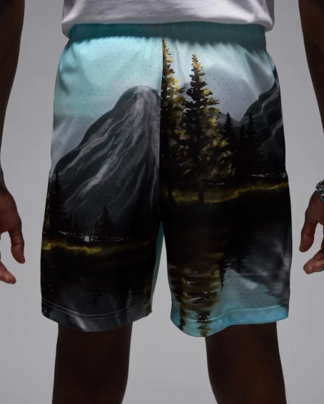 Мужские шорты Air Jordan Sprt Mesh Blue HQ8782-009 фото 4 — интернет-магазин Tapok