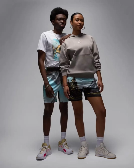 Мужские шорты Air Jordan Sprt Mesh Blue HQ8782-009 фото 8 — интернет-магазин Tapok