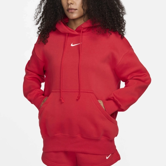 Худые женские Nike Style Flc Po Red DQ5860-657 фото 4 — интернет-магазин Tapok